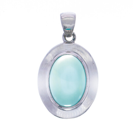 Colgante de plata 925 con calcedonia. Colgante de plata 925 con calcedonia.