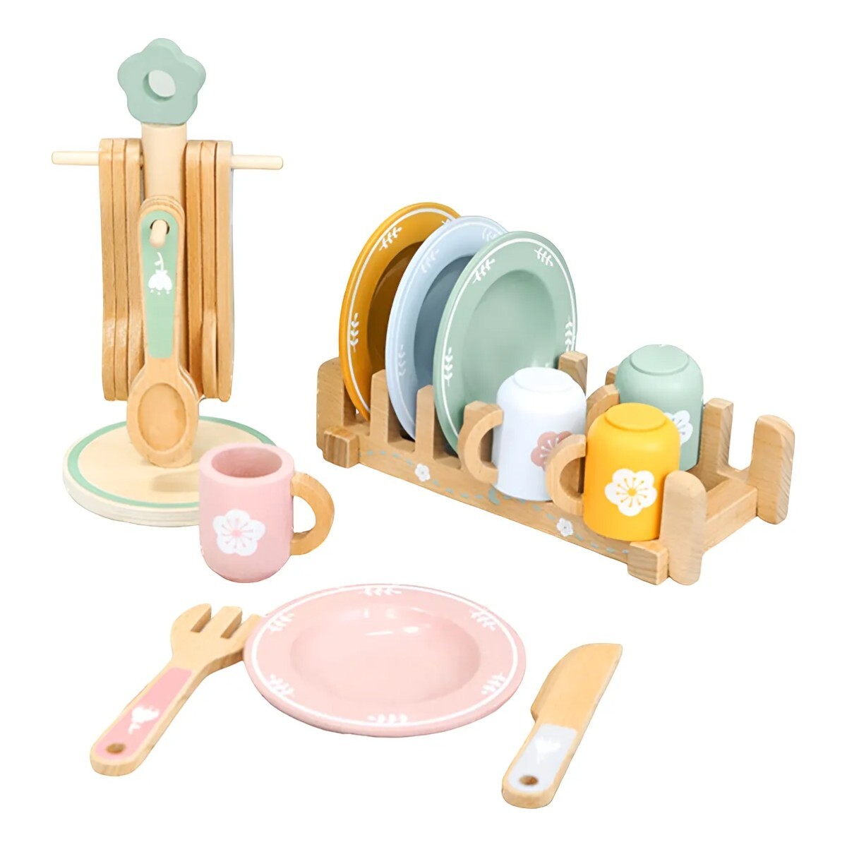Juego Cocina Madera Montessori 