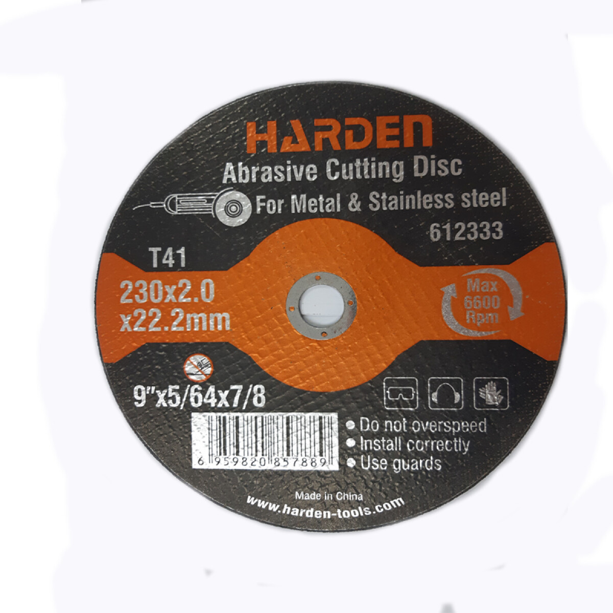 DISCO CORTE METAL 9” 2X22.2MM HARDEN ++ - N/a 