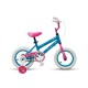 Bicicleta Baccio Mystic rodado 12 Turquesa/Fucsia