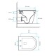 INOD REDOND C/TAPA INODORO PARA COLGAR POWELL BLANCO BRILLO 000