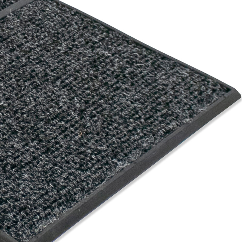 ALFOMBRA GOMA RECT NEGRO 60X90CM Unica
