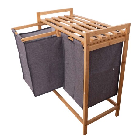 MULTIUSO DE BAÑO BAMBU GRIS DUAL