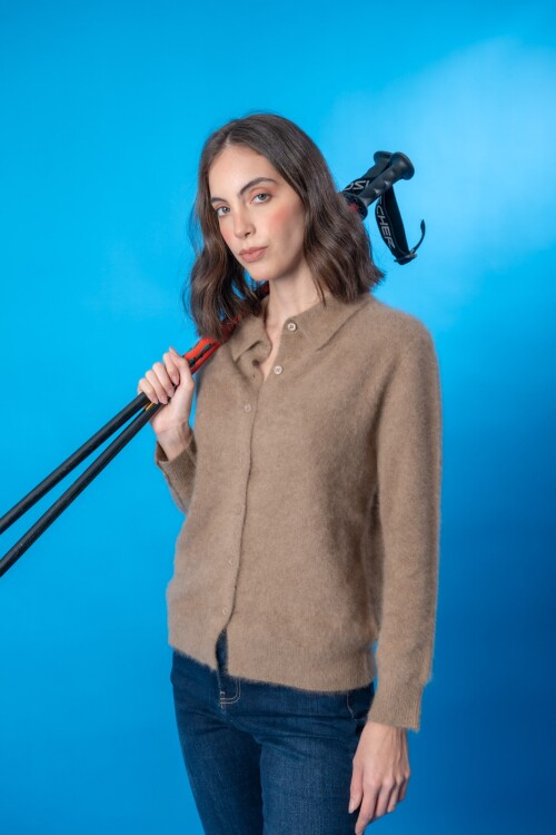 Cardiganr Cashmere Beige
