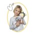 Silla De Cuevas Set 2 en 1 Coche + Muñeca Pipo Niños Juguete Variante Color Gris