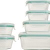 Juego de 6 recipientes de vidrio c/tapa Smart Seal para uso diario 11230200 Juego de 6 recipientes de vidrio c/tapa Smart Seal para uso diario 11230200