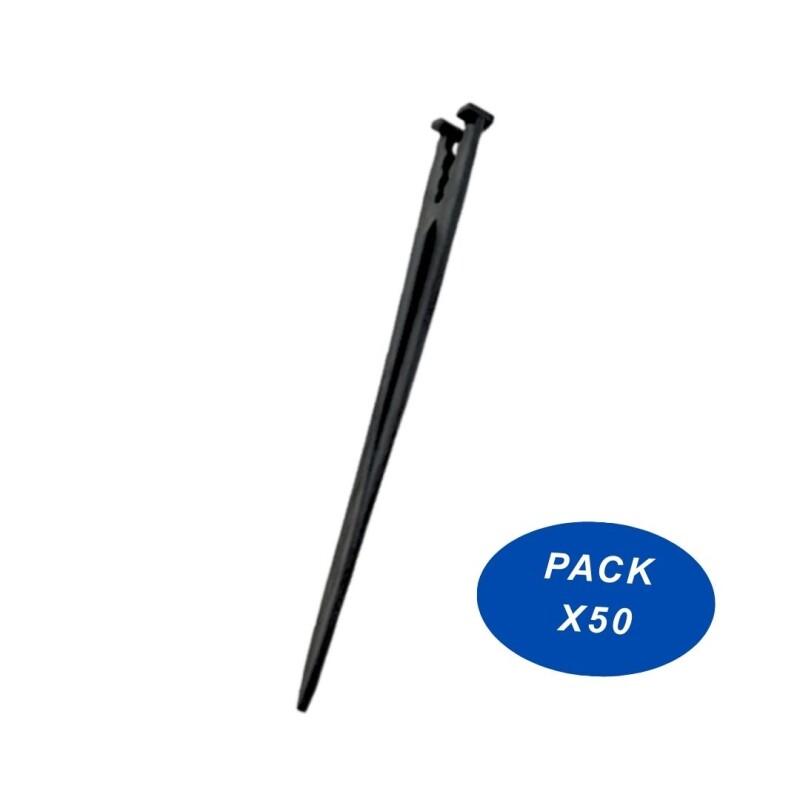 Estaca Múltiple Mangusi para Micro Tubo 3*7mm 15cm PACK X50 Estaca Múltiple Mangusi para Micro Tubo 3*7mm 15cm PACK X50
