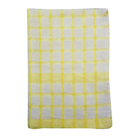 Repasador Kanguro Ajedrez 37 x 52 cm BLANCO/AMARILLO