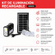 Kit de iluminacion recargable NEGRO