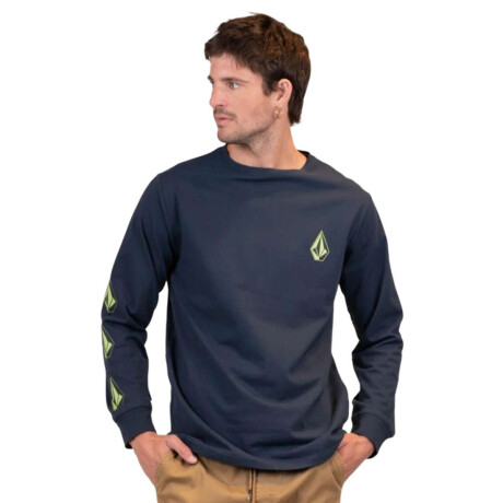 Remera Volcom Iconic Stone Azul