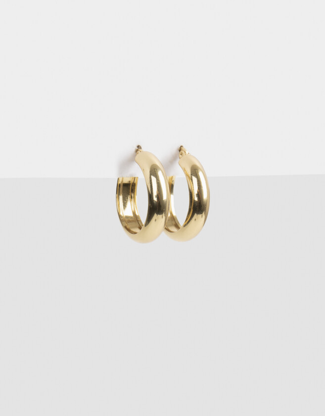 Aros Argollas Acero quirúrgico Argollas De Acero Quirúrgico - Dorado