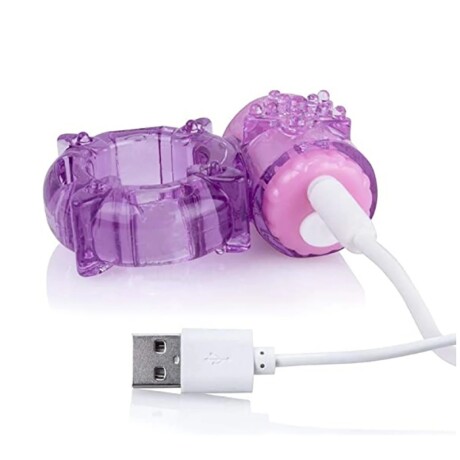 Anillo Vibrador Recargale Charged Big O Violeta