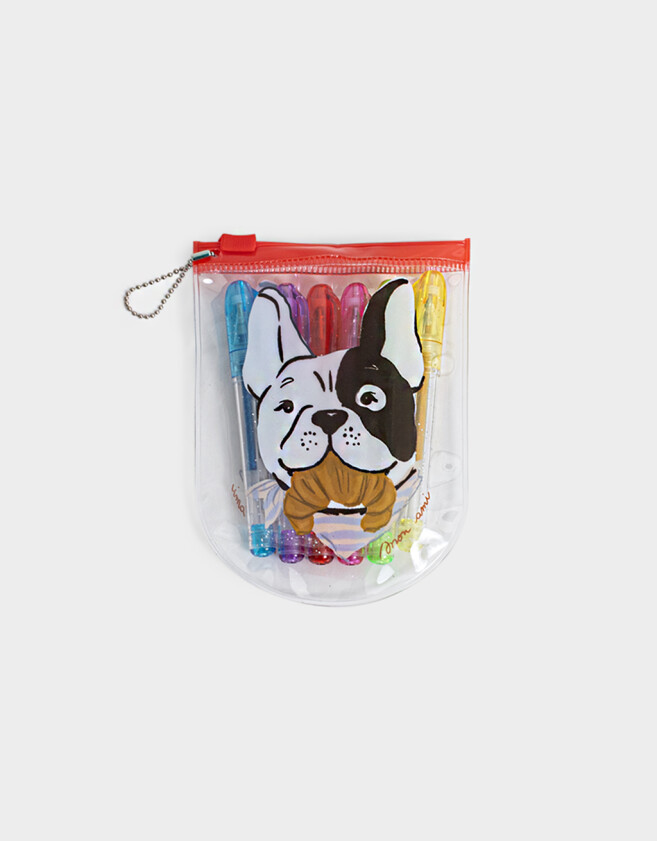 Lapices y Lapiceras Animalito Set De Mini Lapiceras En Estuche - Combinacion Multicolor