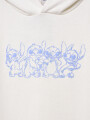 CANGURO HOODIE BLUE STITCH BEIGE
