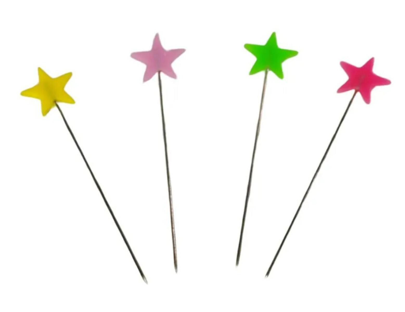 Caja Con Alfileres Patchwork Cabeza Fantasía Estrella X 50 Unidades 