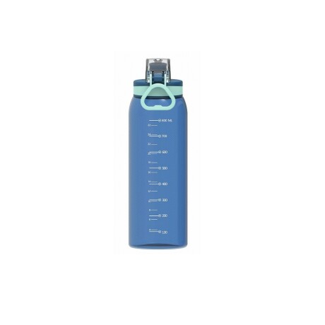 Botella con medidor 900ml azul