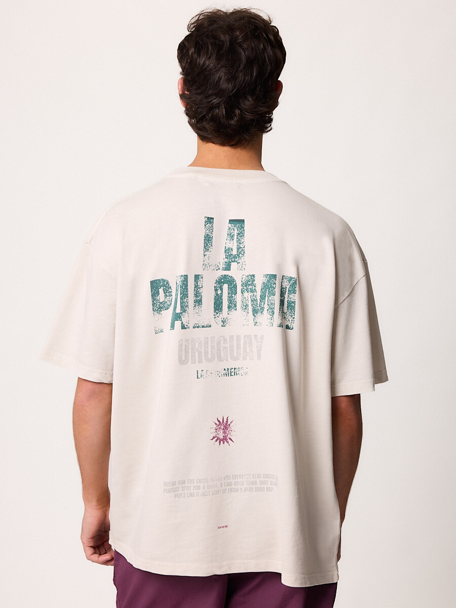 T-SHIRT M/C VITAK DIXIE Gris Claro