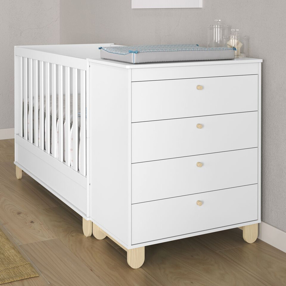 COMODA ZUPPY 20080 4C MDF-Y-MADERA NATURAL-BEIGE