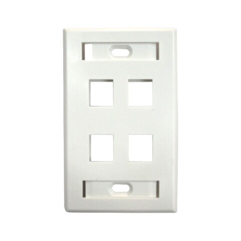 FACE PLATE 4 PUERTOS FACE PLATE 4 PUERTOS