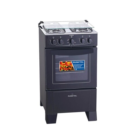 COCINA PUNKTAL SUPERGAS 4H NEGRA PK-268BK Negro