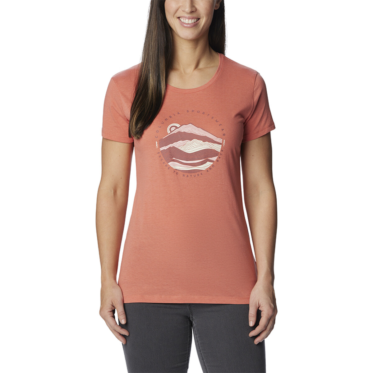 Remera Daisy Days Mujer - FADED PEACH 
