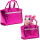 Cartera Infantil Juguete Perrito De Peluche Niñas Violeta