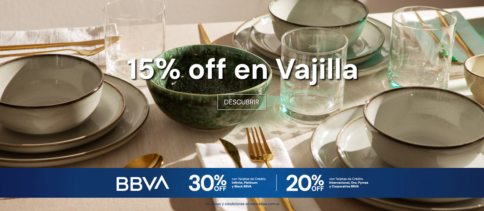 15%OFF EN VAJILLA