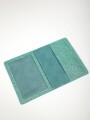 Porta Pasaporte Brillo Verde