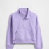 VTG SOFT 1/4 ZIP KANGA PO WARM VIOLET 568