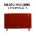 Calefactor Peabody Pevqd20 Vitro Convector Digital OLT CALEFACTOR PEABODY PEVQD20R ROJO