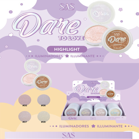 SAS Iluminador en polvo tonos claros Sas Iluminador En Polvo Tonos Claros