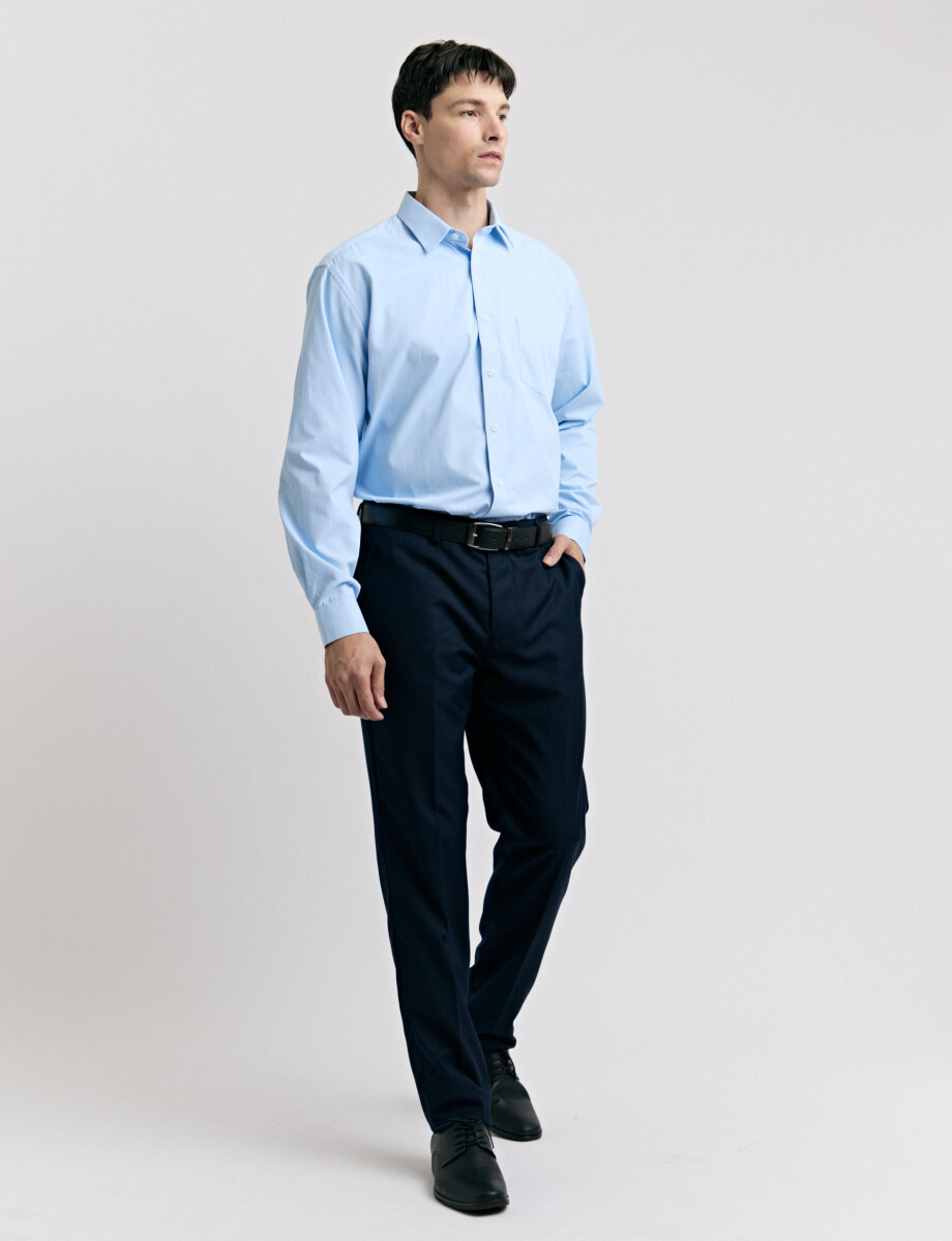 012674 CAMISA HARRINGTON LABEL Celeste