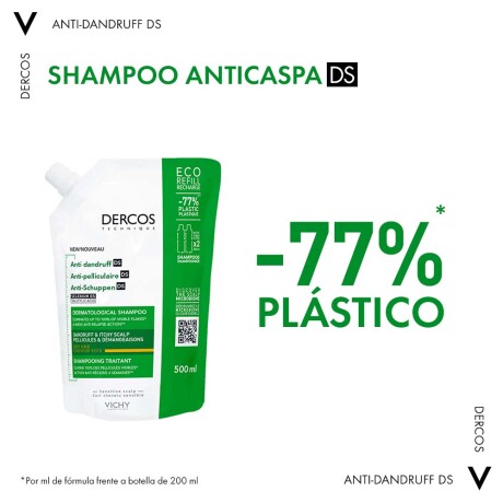 Refill Shampoo Vichy Dercos Anticaspa Cabello Seco 500ml Refill Shampoo Vichy Dercos Anticaspa Cabello Seco 500ml
