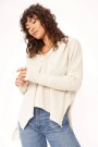 ODYSSEY SEAMED HOODIE Crema