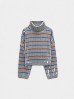 Jersey De Punto A Rayas Con Lentejuelas multicolor