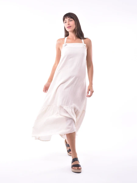VESTIDO DINA CRUDO