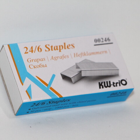 BROCHE KW-TRIO 24/6 X 1000 UNIDADES BROCHE KW-TRIO 24/6 X 1000 UNIDADES