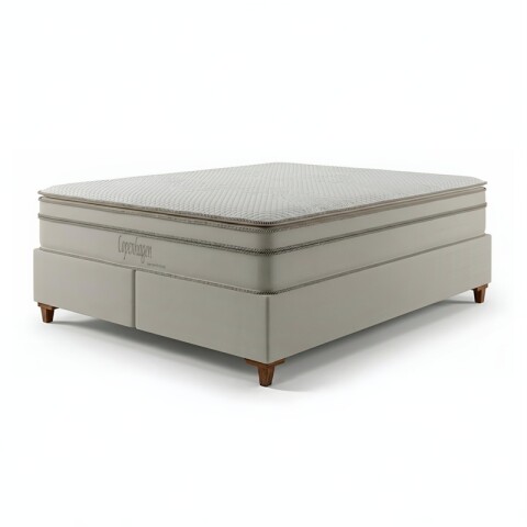 Sommier Copenhagen QUEEN SIZE – Espuma + Resortes Pocket individuales | Máximo confort y diseño premium GARANTIA 10 AÑOS Sommier Copenhagen QUEEN SIZE – Espuma + Resortes Pocket individuales | Máximo confort y diseño premium GARANTIA 10 AÑOS