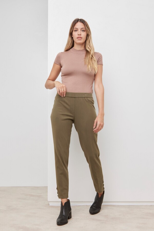 Pantalon Botones OLIVA