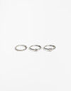 Sets Anillos Folk Set De Anillos Boho - Plateado Antique Silver