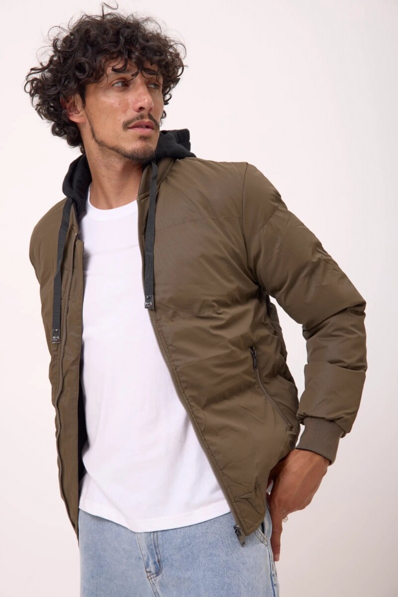 Campera Lisa Musgo
