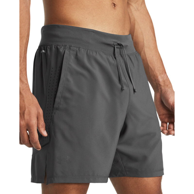 UA LAUNCH PRO 2n1 7'' SHORTS-GRY GRY-025