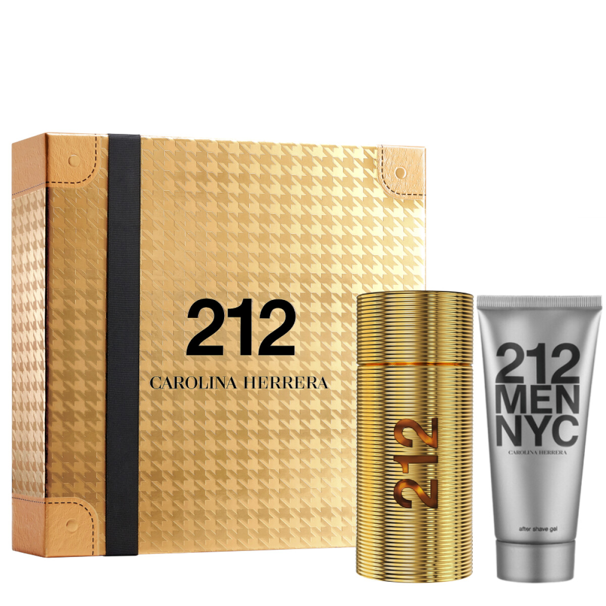 Cofre Carolina Herrera Perfume 212 Men NYC Parfum 100ml+ After Shave 100ml 