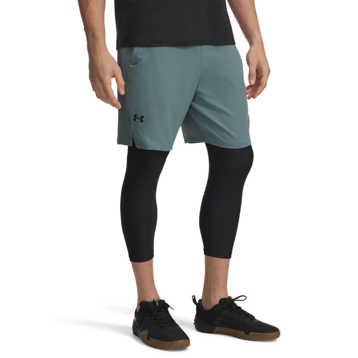 UA Vanish Woven 8in Shorts-ORG - BLU-587 