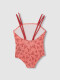 Bañador Con Estampado De Langostas Rosa