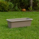 MACETA JARDINERA RECTANGULAR 1,6 LITROS BEIGE