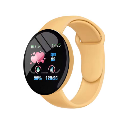 SmartWatch Unisex Bluetooth Alarma Deporte Música Amarillo