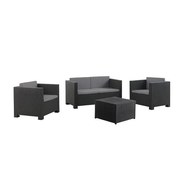 JUEGO DE JARDIN DIVA CONFORT STORAGE GRAFITO Juego De Jardin Diva Confort Storage Grafito