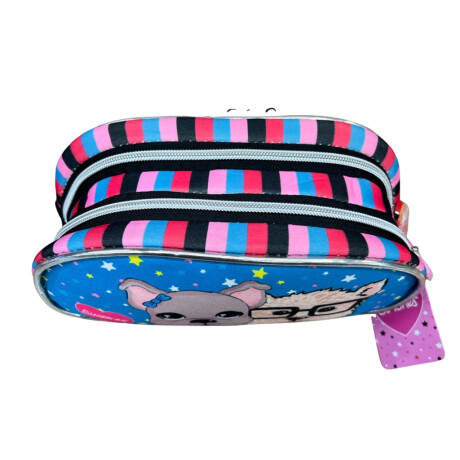 Cartuchera Mushi Simones 2 Cierres Cartuchera Mushi Simones 2 Cierres