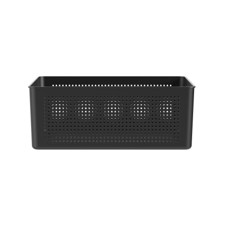 CESTA ORG POLIPROPILENO NEGRO FLOW